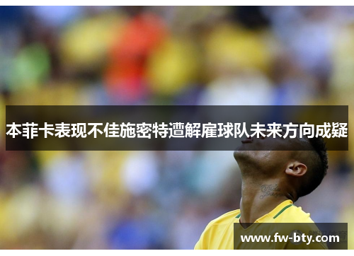 本菲卡表现不佳施密特遭解雇球队未来方向成疑