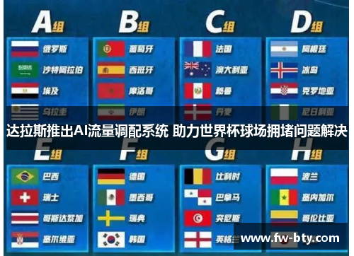 达拉斯推出AI流量调配系统 助力世界杯球场拥堵问题解决
