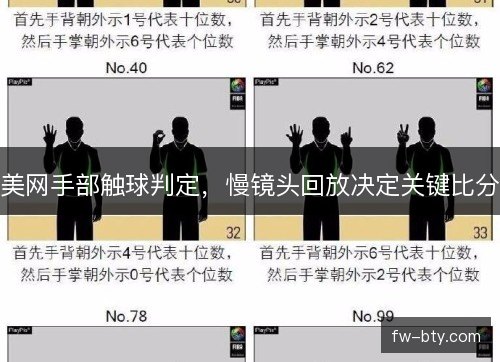 美网手部触球判定，慢镜头回放决定关键比分